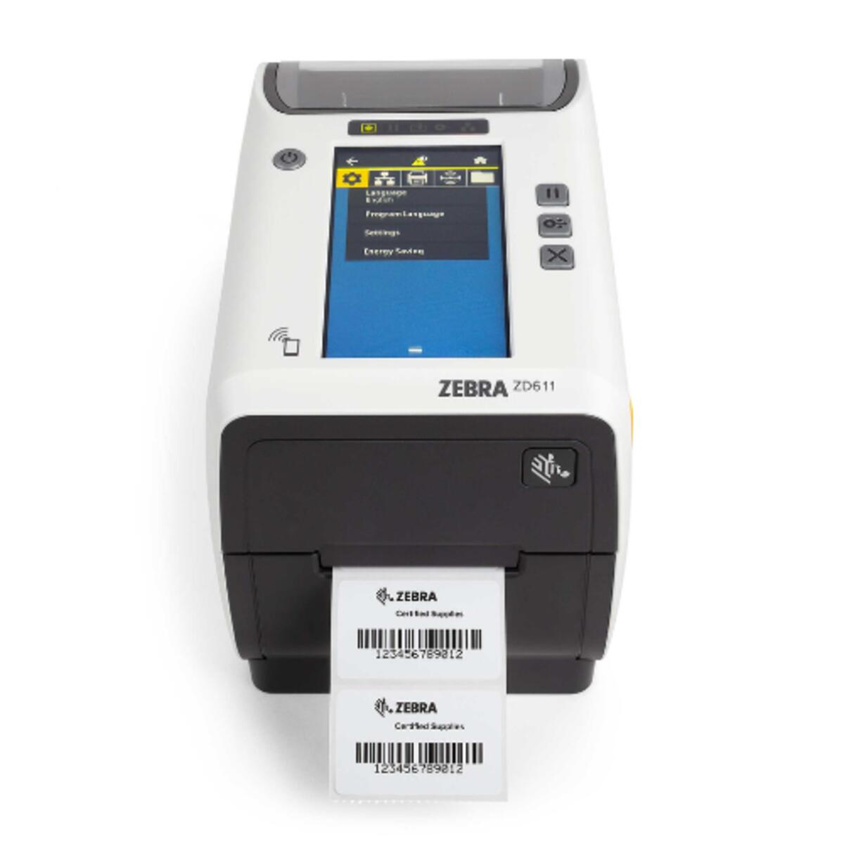 Zebra ZD411 mobiltelefon kompatibilis vonalkódnyomtató képe