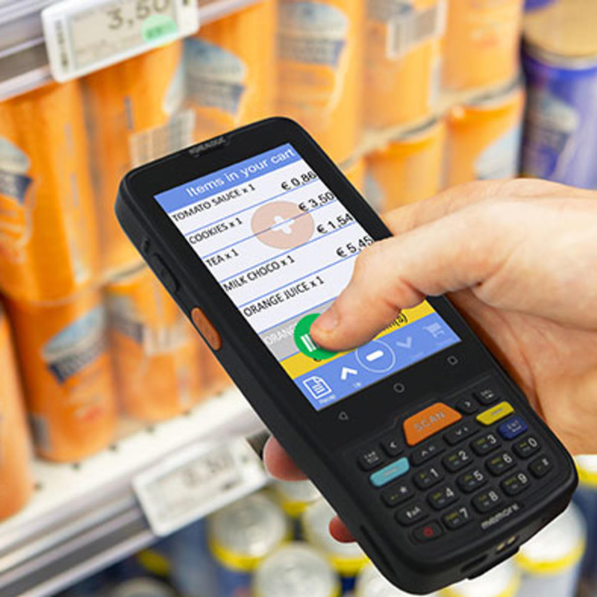 Datalogic Memor K ipari PDA polc cimke