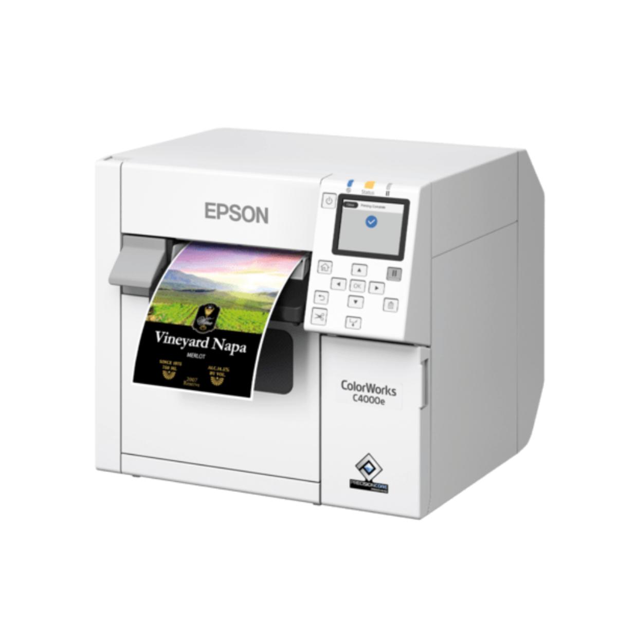 Epson ColorWorks C4000e színes címkenyomtató képe