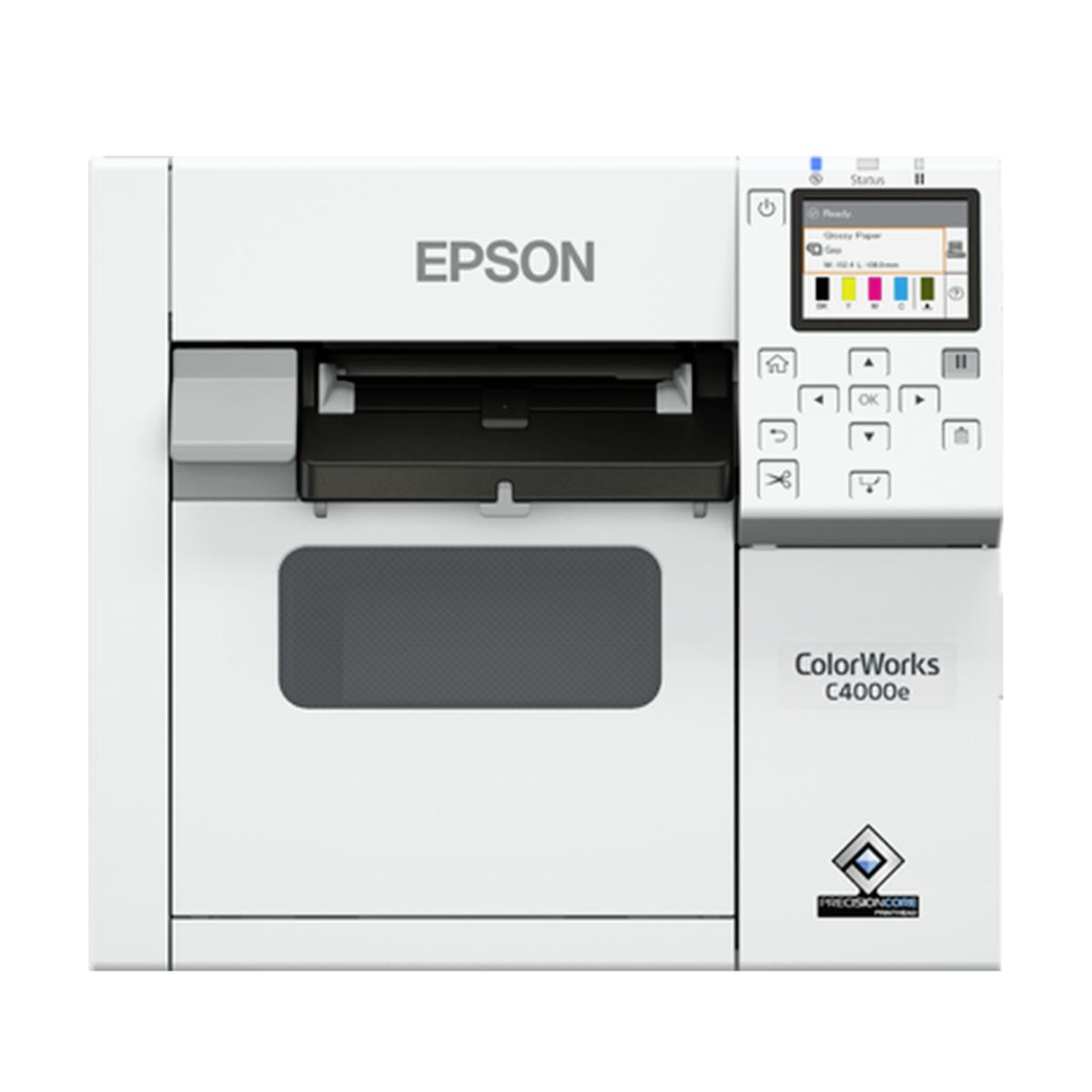 Epson ColorWorks C4000e színes címkenyomtató képe