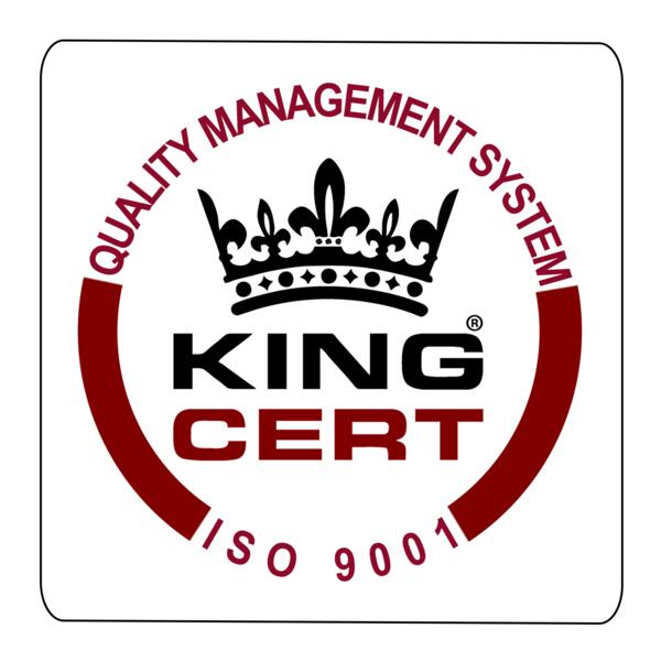 ISO 9001 tanúsítvánnyal erősítettük meg minőség iránti elkötelezettségünket